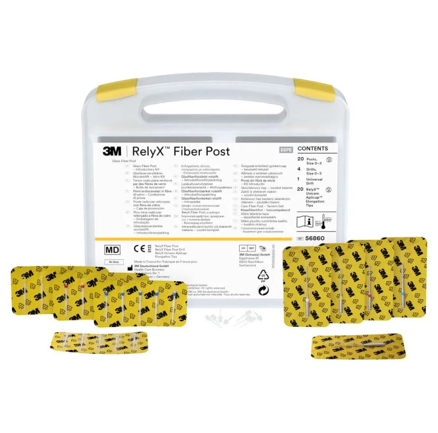 RelyX Fiber Post 56860 : Tenons en fibre de verre, coffret d'introduction - 3M