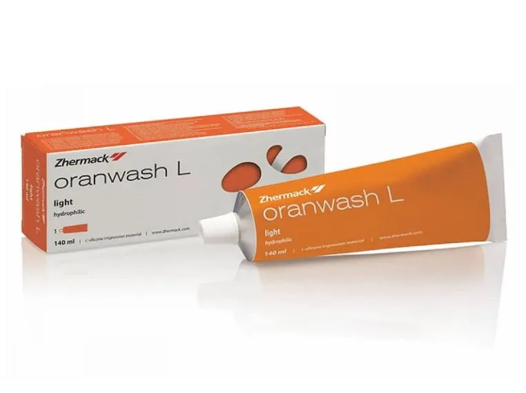 Oranwash L + Indurent Gel : Silicone fluide par condensation pour empreintes - Zhermack